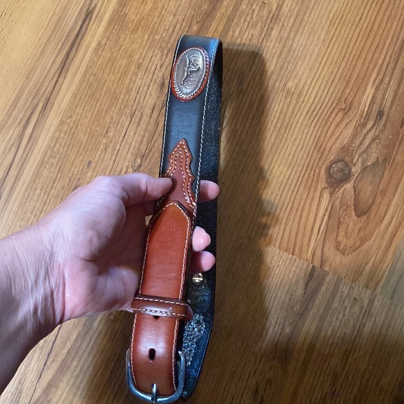 Nocona Belt: Boys Size 26-Genuine Leather - Picture 2 of 10